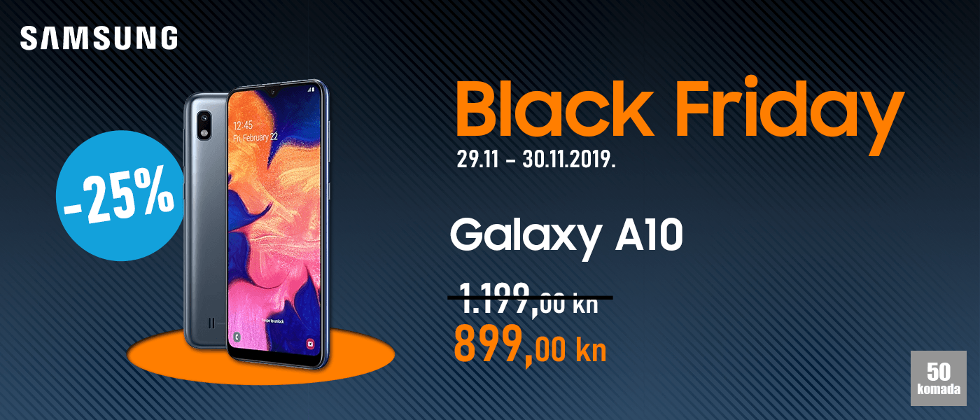 Black friday popust na smartphone Samsung Galaxy A10